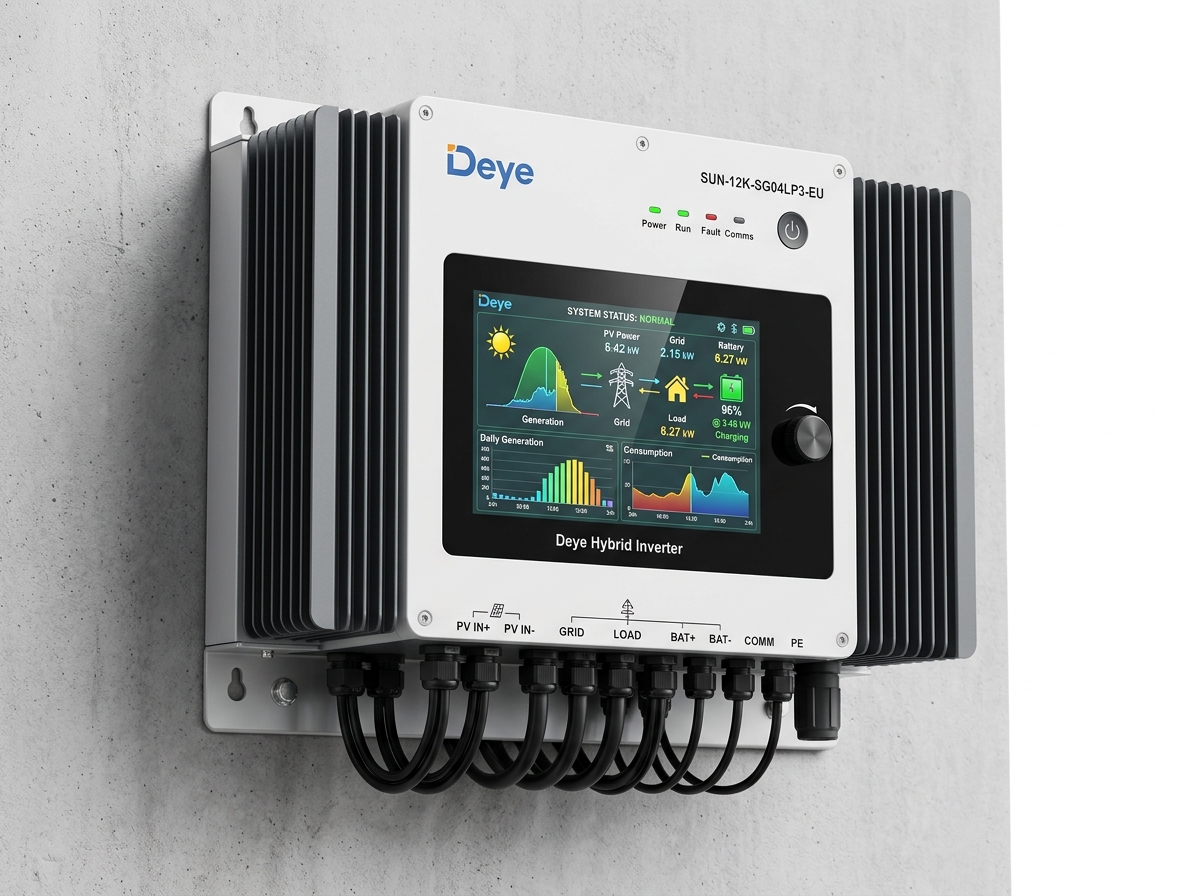 Гібридний інвертор Deye SUN-06K-SG06LP1-EU-BM2 / SG05 (6 кВт, Новий корпус)